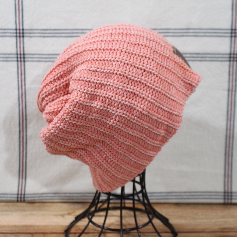 Love Your Melon Coral Pink Beanie - Picture 2 of 4